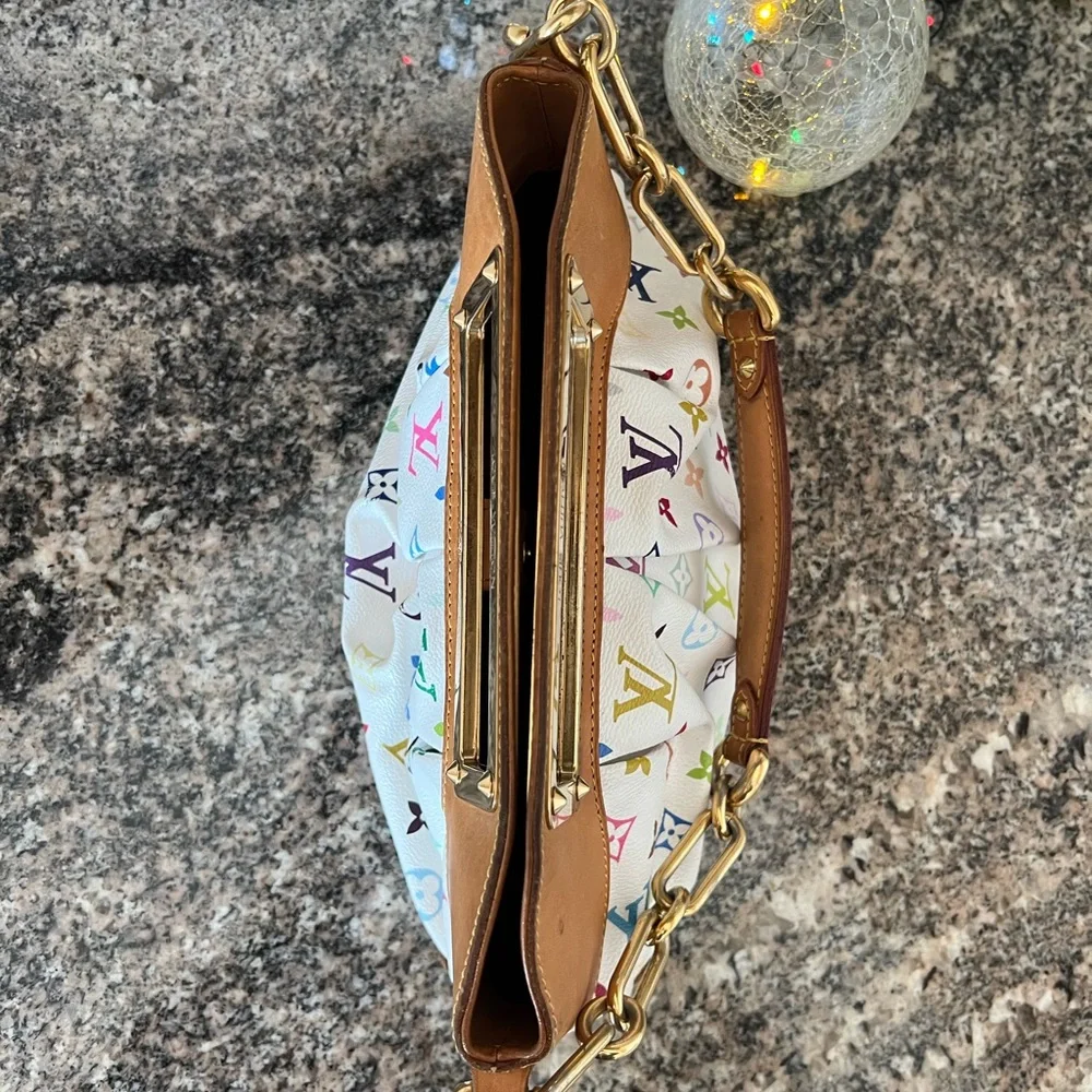 Louis Vuitton Monogram Judy Takashi Mirakami PM Shoulder Bag